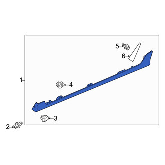 Mazda OE - Left Rocker Panel Guard