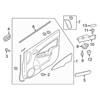 Mazda OE - Front Door - Interior Trim