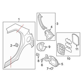 Mazda OE - Quarter Panel & Components