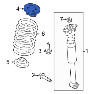 Mazda OE - Rear Upper Coil Spring Insulator