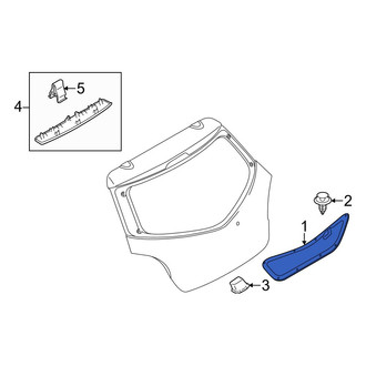 Mazda OE - Rear Lower Liftgate Trim