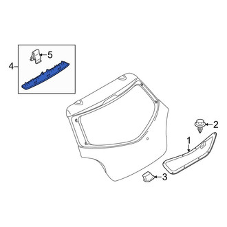 Mazda OE - Rear Upper Liftgate Trim