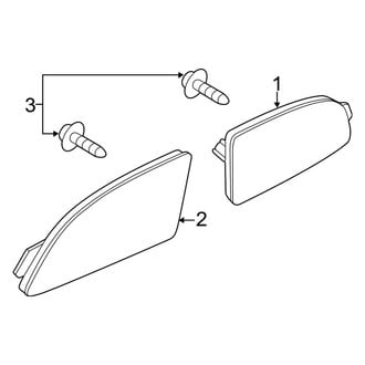 Mazda OE - Rear Lamps - Rear Reflector