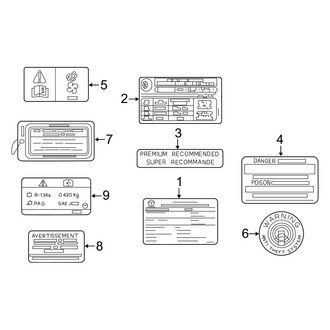 Mazda OE - Information Labels - Labels