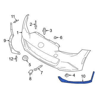 Mazda OE - Front Left Spoiler