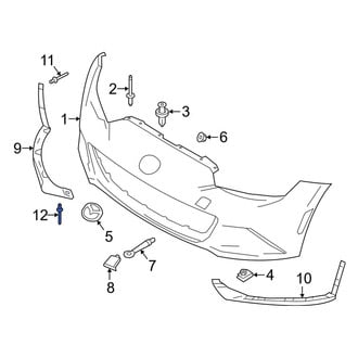 Mazda OE - Bumper Splash Shield Rivet