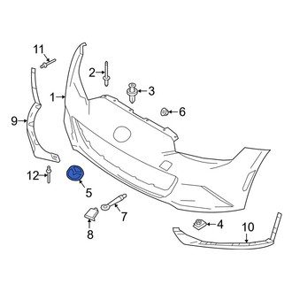 Mazda OE - Front Bumper Cover Emblem