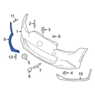 Mazda OE - Front Right Spoiler