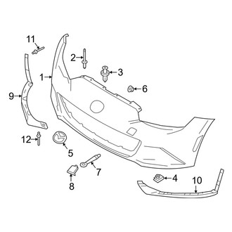 Mazda OE - Front Bumper & Grille - Bumper & Components (Bumper Cover & Trim)