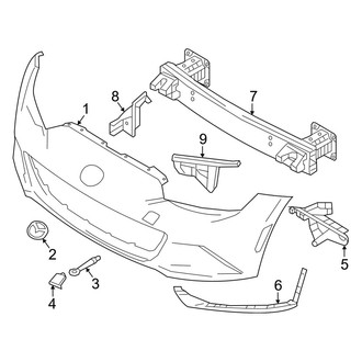Mazda OE - Front Bumper & Grille - Bumper & Components (Bumper Cover & Trim)