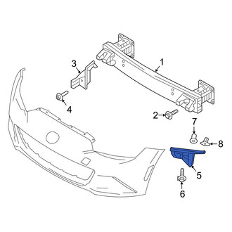 Mazda OE - Front Left Bumper Cover Bracket