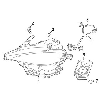 Mazda OE - Front Lamps - Headlamp Components