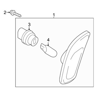 Mazda OE - Front Lamps - Side Marker Lamps