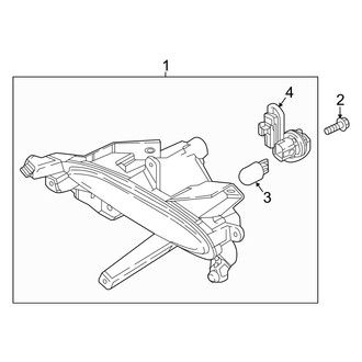 Mazda OE - Front Lamps - Daytime Running Lamp Components