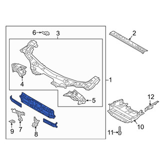 Mazda OE - Front Radiator Support Panel