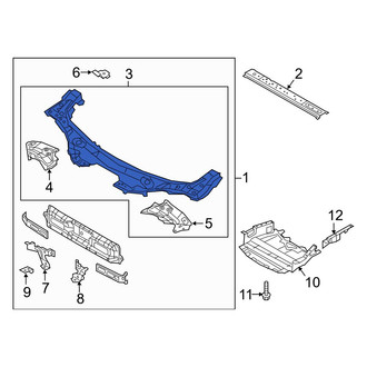 Mazda OE - Front Upper Radiator Support Tie Bar