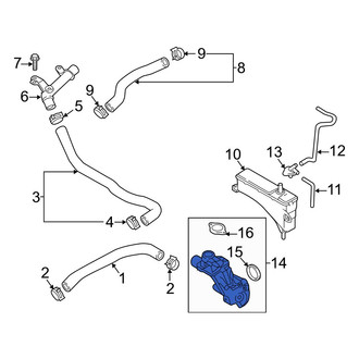 Mazda OE - Engine Coolant Outlet Flange