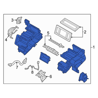 Mazda OE - HVAC Heater Core Case Assembly