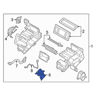 Mazda OE - Lower Instrument Panel Air Duct