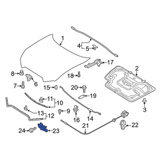 Mazda OE - Front Hood Latch