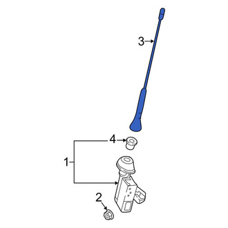 Mazda OE - Radio Antenna Mast