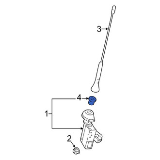 Mazda OE - Radio Antenna Mast Nut