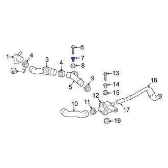 Mazda OE - Engine Air Intake Hose Sleeve