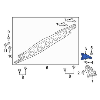 Mazda OE - Left Engine Mount Bracket