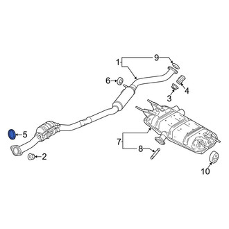 Mazda OE - Exhaust Muffler Gasket