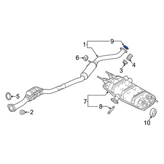 Mazda OE - Rear Catalytic Converter Gasket