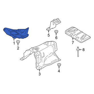 Mazda OE - Front Floor Pan Heat Shield
