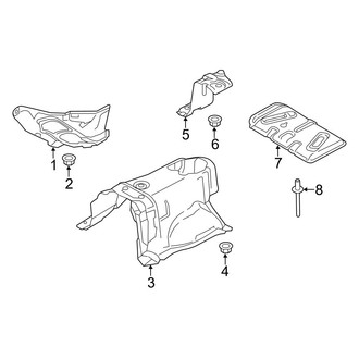 Mazda OE - Exhaust System - Heat Shields