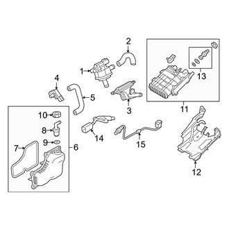 Mazda OE - Emission System - Emission Components