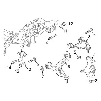Mazda OE - Front Suspension - Suspension Components (Club / Grand Touring / Sport)