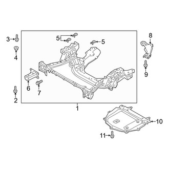 Mazda OE - Front Suspension - Suspension Mounting