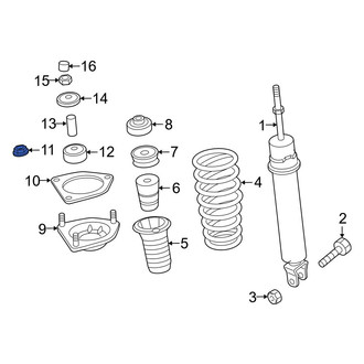 Mazda OE - Suspension Strut Mount Nut