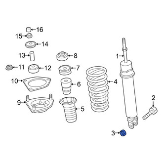 Mazda OE - Differential Mount Nut