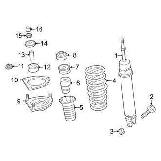 Mazda OE - Front Suspension - Struts & Components