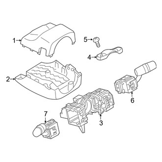 Mazda OE - Steering Column - Shroud, Switches & Levers