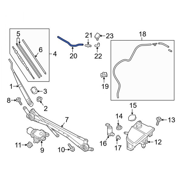 Windshield Washer Hose