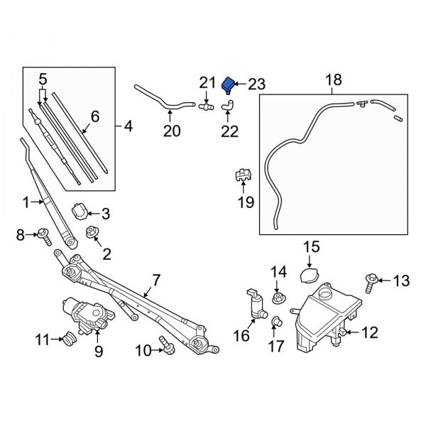 Windshield Washer Nozzle