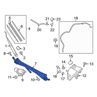 Mazda OE - Front Wiper Linkage