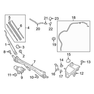 Mazda OE - Windshield - Wiper & Washer Components
