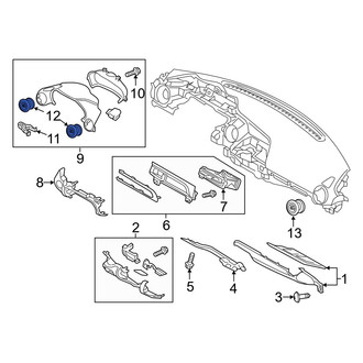 Mazda OE - Left Dashboard Air Vent