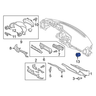 Mazda OE - Center Dashboard Air Vent
