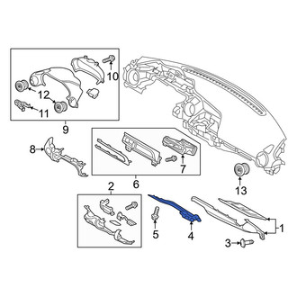 Mazda OE - Instrument Panel Knee Bolster