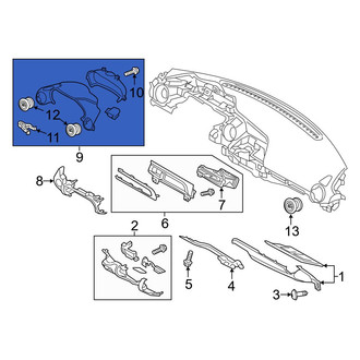 Mazda OE - Instrument Cluster Visor