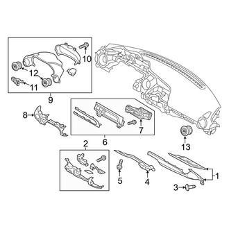 Mazda OE - Instrument Panel Components