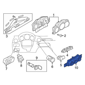 Mazda OE - HVAC Temperature Control Panel