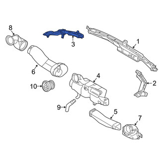 Mazda OE - Front Left Windshield Defroster Nozzle